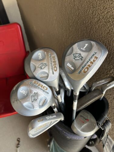 RH Wilson Pro TechniqueFlex Complete Golf Club Set With Bag
