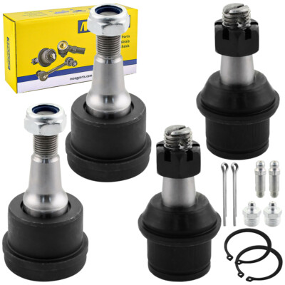 4WD MOOG Front Upper Lower Ball Joints 2003 - 2013 for Dodge Ram 2500 3500 4pcs