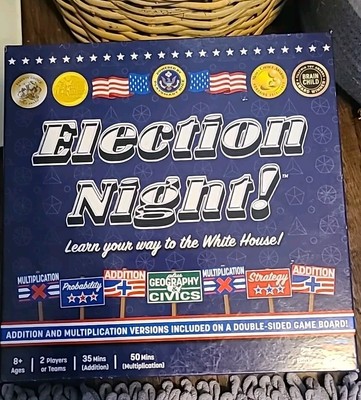 Election Night Board Game-Semper Smart Games BRAND NEW SEALED!!!