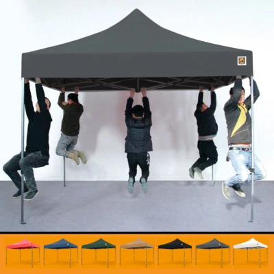 GORILLA GAZEBO ® Pop Up 3x3m Heavy Duty Waterproof Commercial Grade with Canopy