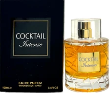 COCKTAIL INTENSE By FRAGRANCE WORLD EAU DE PARFUM UNISEX 3.4 Oz / 100 ml NEW!!!