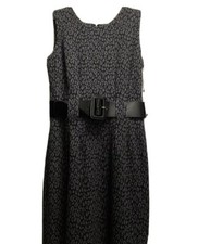 NWT Calvin Klein Stretch Knit Dress • Black & Gray - Size 2