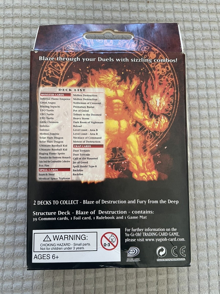 Yu-Gi-Oh! Blaze Of Destruction Structure Deck Sealed deck 1st Edition US | eBay Yu-Gi-Oh! Blaze Of Destruction Structure Deck Sealed deck 1st Edition US | eBay