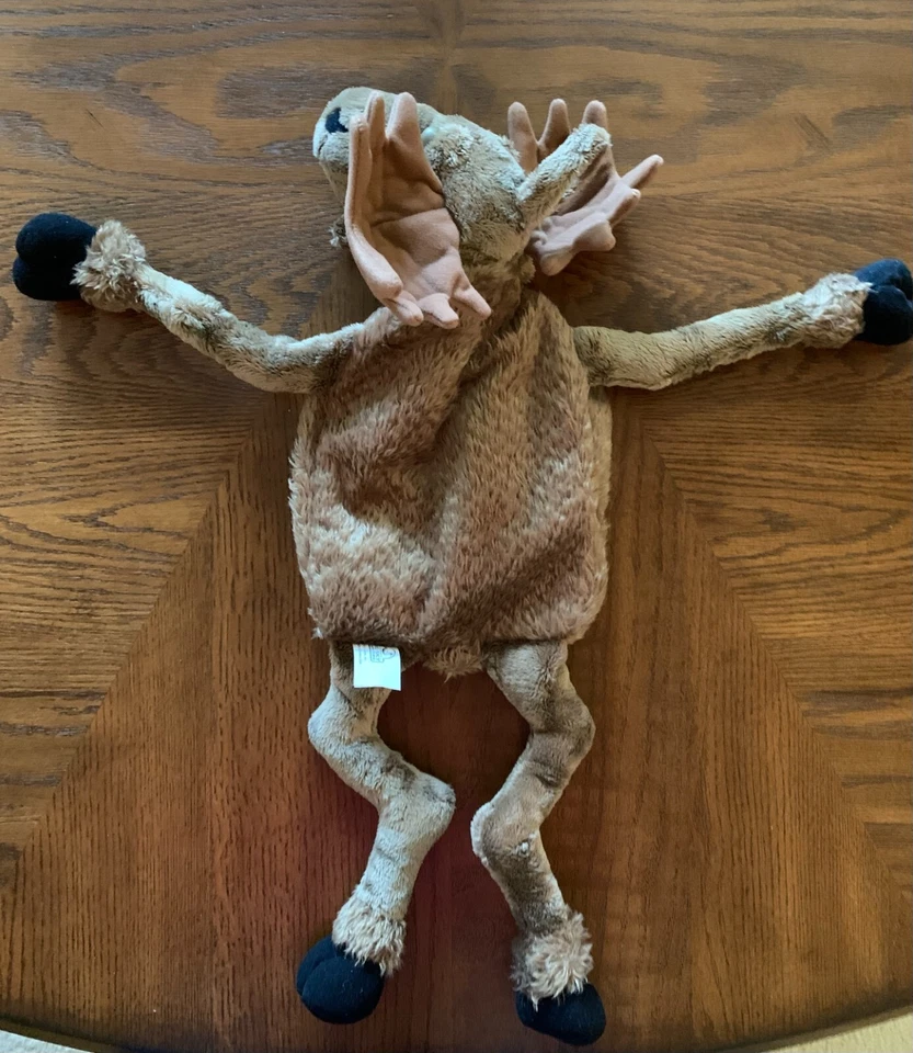 BIG SKY CARVERS Plush Christmas Stocking Mountain Mooses Brown BEARFOOT MOOSES - Image 3 of 4