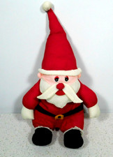 Vintage Santa Claus Christmas plush Nylon 19' tall