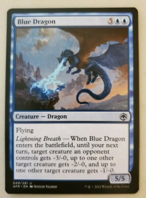 mtg forgotten realms dragon cards Adult Gold [Dungeons & Dragons: Adventures in the Realms] If one or more opponents had the highest result 1x Blue Dragon Adventures in