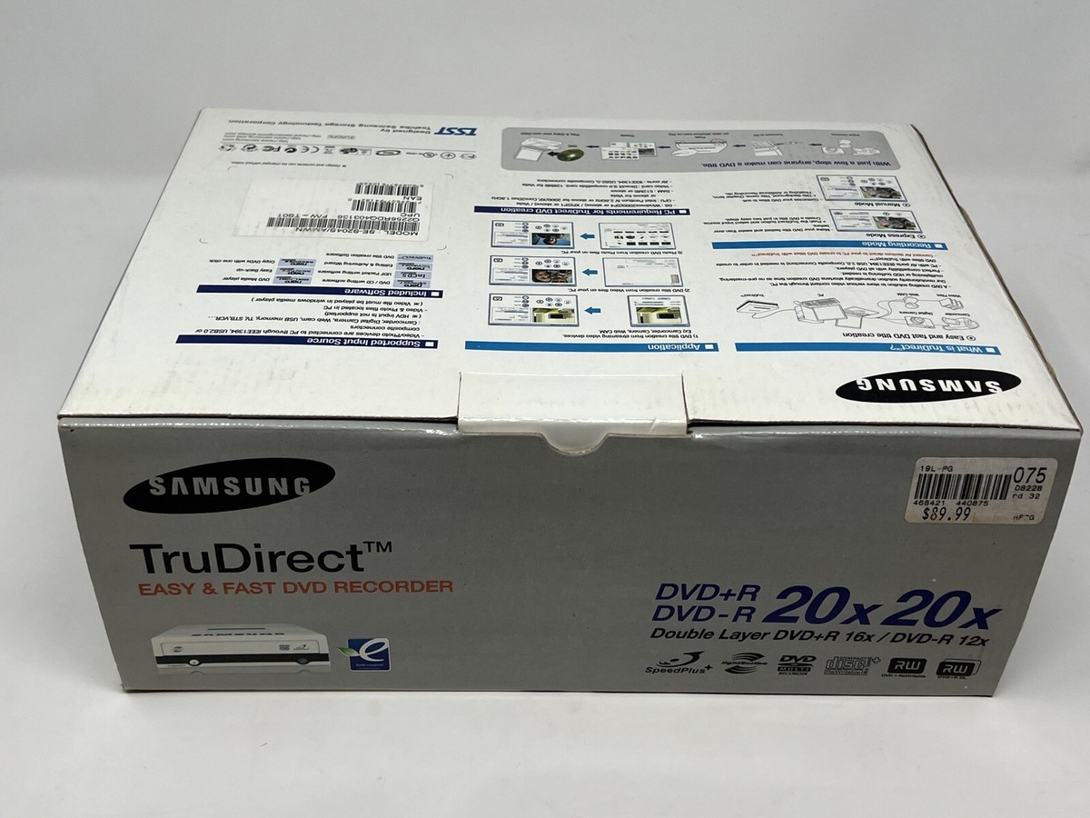 Samsung TruDirect 20X DVD Recorder DVD+R/DVD-R | eBay