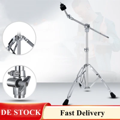 MARKENLOS XDrum Galgenbeckenständer Galgen Becken Ständer Semi Cymbal Boom Stand Drum Set