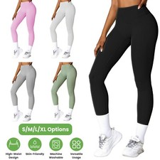 Women's High Waist Workout Leggings Tummy Control Compression Yoga Tight Pants