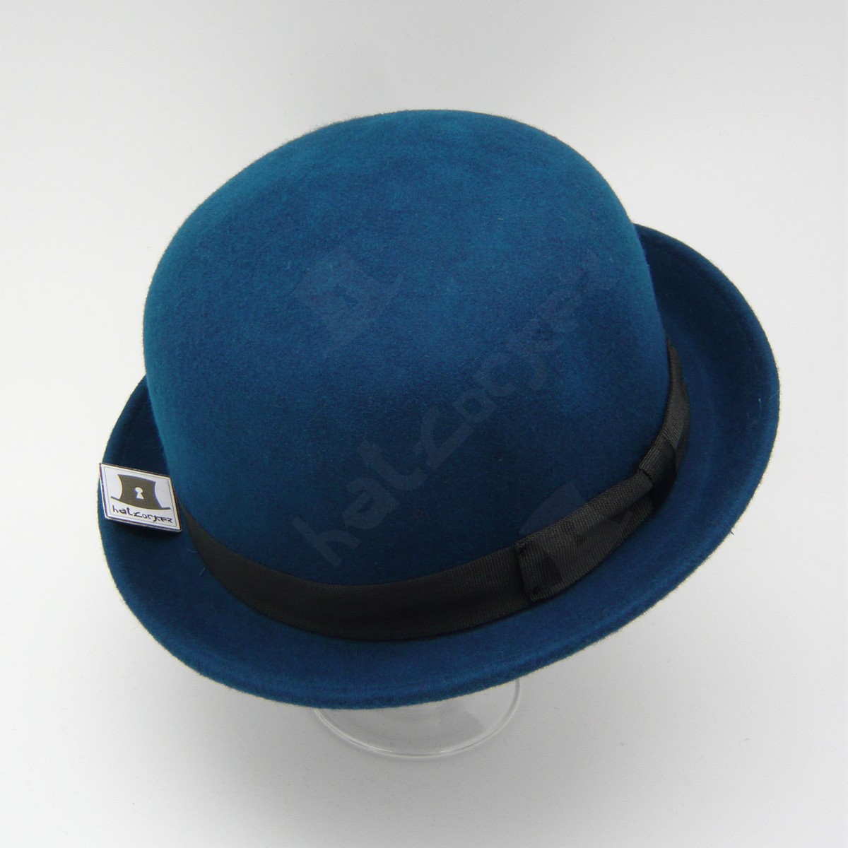 Hat Cap Navy Blue Bowler Hat FASHION Wool Felt Women Bowler