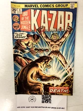 Lord of the Hidden Jungle: Ka-Zar #4 FN-VF Marvel Comics Group 1973 6 LI1