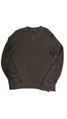 Todd Snyder Textured 100% Linen Crew Neck Sweater Size XXL Espresso Bean NWT