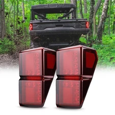 KEMIMOTO Left & Right UTV Rear Tail Light For 18-25 Polaris Ranger 1000 XP CREW