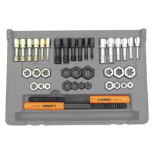 Lang Tools 972 - 40-Piece SAE/Metric Thread Restorer Kit