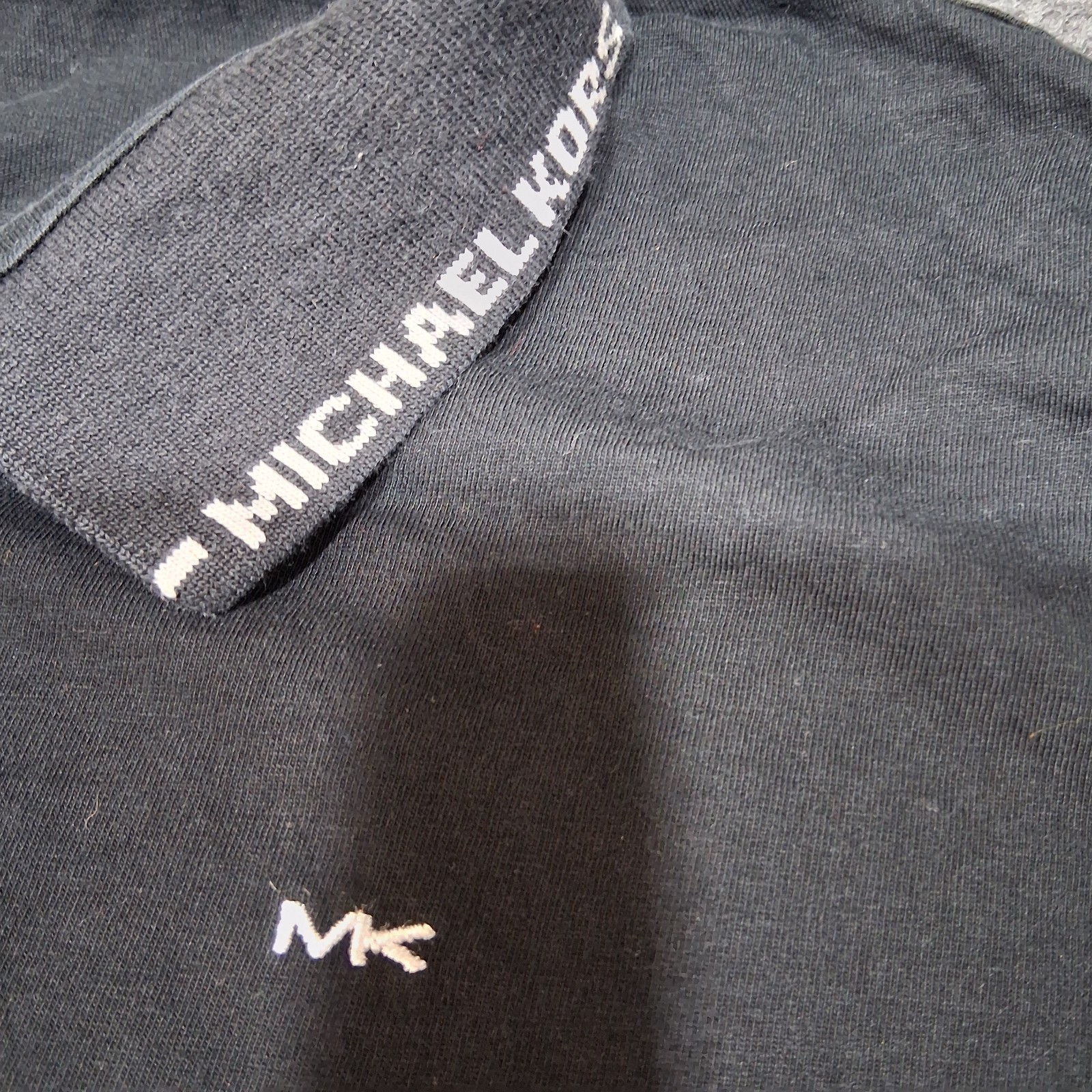 Michael Kors Polo Shirt Men Black size M pre-owned excellent condition thumbnail 6