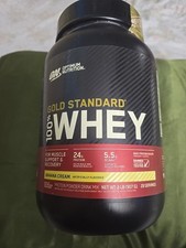 Gold Standard Whey 100% Protein 2 lb Optimum Nutrition Banana Cream  16.50 per gallon