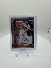 2025 Topps Chrome - Rookie Autographs Samuel Aldegheri #RA-SA (AU, RC)