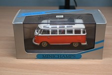 1:43 Scale Minichamps #430 052302 - Red / Creme VW Bus "Samba"