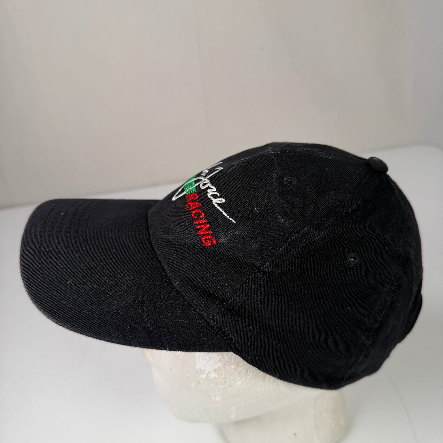 John Force Racing Hat Baseball Cap Adjustable Bla… - image 2