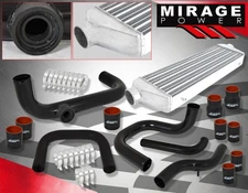 For 94-01 Integra 2.5" Fmic Intercooler BOV Flange Bolt On Piping Kit + Couplers