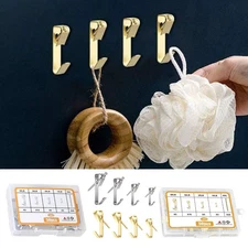 Picture Hanging Hooks, 50 Pcs Heavy Duty 10-50 Lbs Picture Hangers Hardware Kit
