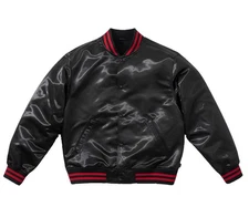 Embroidered Satin Jacket Personalized Baseball Jackets Custom Varsity Jackets