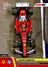Lewis Hamilton #070 Prices | 2025 Topps Now Formula 1 | Racings Cards