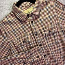 Abercrombie Fitch Mens Shirt Medium Multicolor Plaid Muscle Fit Button Down
