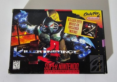 Killer Instinct Super Nintendo SNES Complete In Box Authentic + SEALED CD