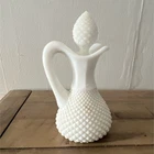 Vintage Westmoreland diamond point milk glass