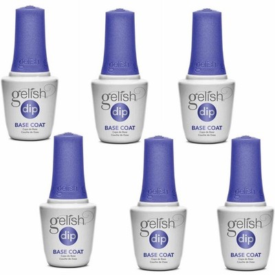 Gelish Dip Essentials Step #2 Base Coat 0.5oz (6 Pack)