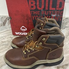 Wolverine Raider DuraShock 6 Inch Soft Toe Construction Boot Men s Sizes W210057
