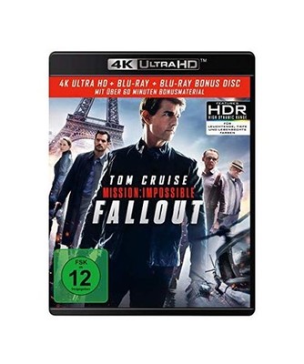 Mission: Impossible 6 - Fallout (4K Ultra-HD) (+ Blu-ray 2D) (+ Bonus Blu-ray), 
