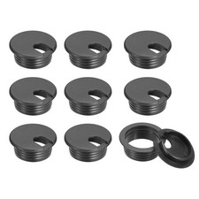 10Pcs 38mm Cable Hole Cover ABS Desk Cable Wire Cord Grommet for Wire Organizer