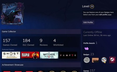 steam account Selling for $1500
