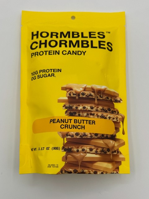 Hormbles Chormbles Peanut Butter Crunch Chocolate Protein Candy Bar