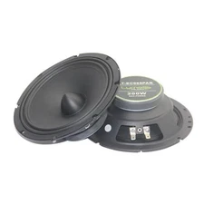 Lymal Audio 6.5" Mid Car Audio Speakers with Bullet 4 Ohm 200 Watts Max (Pair)