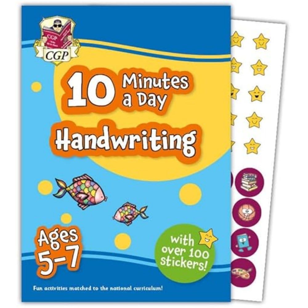 10 Minutes A Day Handwriting For Ages 5-7 (With Over 100 Stickers) Cgp Books - Image 5