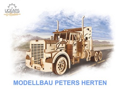 UGEARS Heavy Boy Truck VM-03 - 70056 mechanisches Modell, Puzzle, Holz