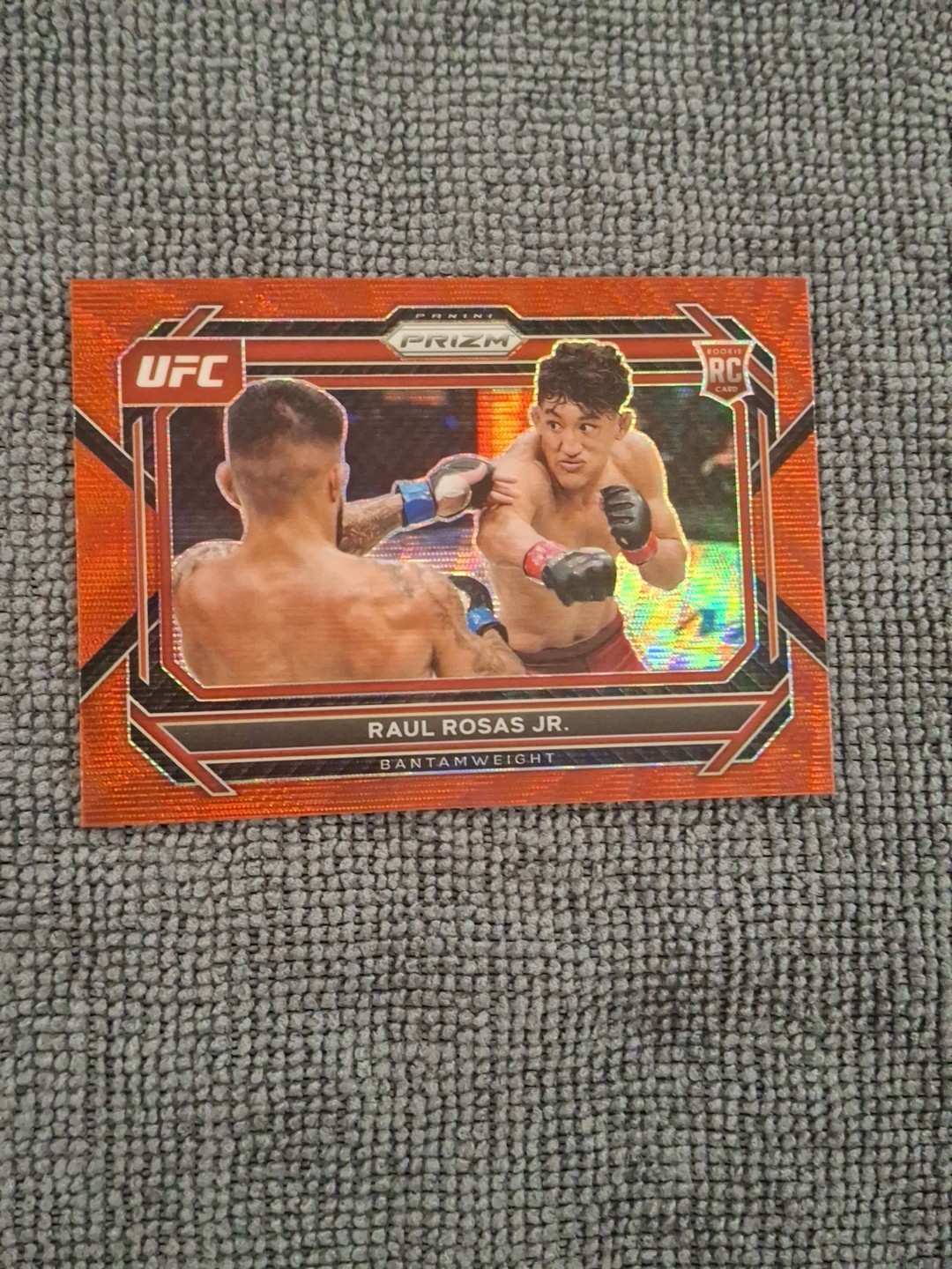 2023 Panini Prizm UFC Ruby Wave Prizm Raul Rosas Jr Raul Rosas #8