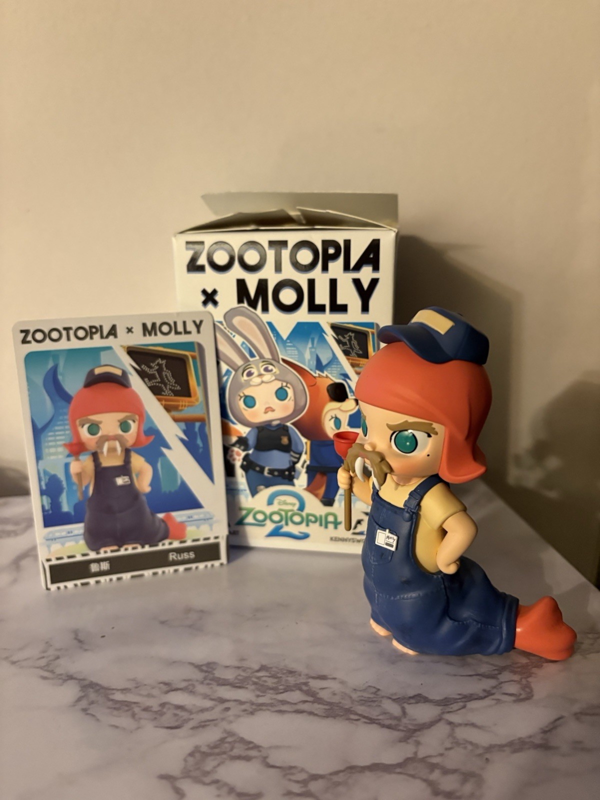 POP MART MOLLY x Zootopia Co-branded Series Confirm Figure - “RUSS”