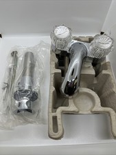 Delta 2522LF-TP Two Handle Lavatory Sink Faucet Bathroom Chrome w/ Pop Up