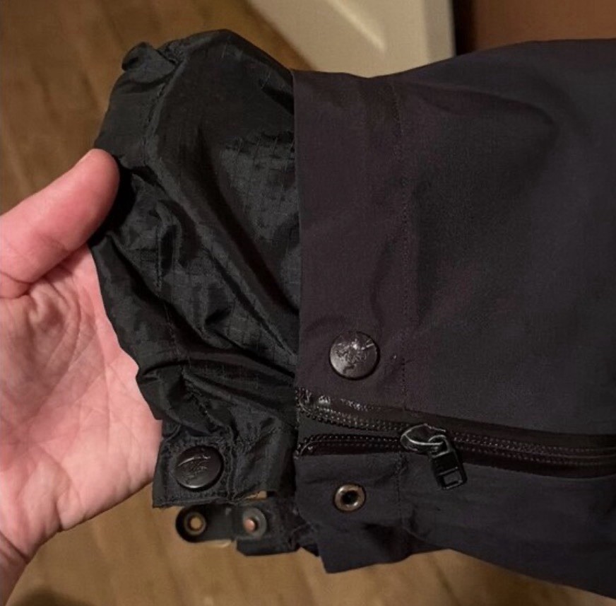 Arc'teryx Beta Pants Women’s Medium Vtg Gore-tex Pro Shell Ski Bib Black Rain thumbnail 7