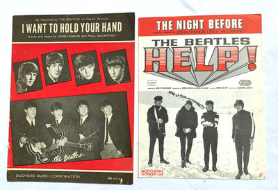 The Night Before & I Wanna Hold Your Hand Sheet Music The Beatles