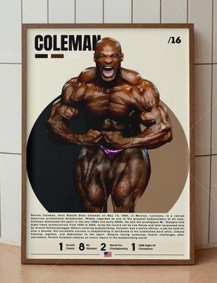 Ronnie Coleman  Bodybuilding Legend Fitness Poster