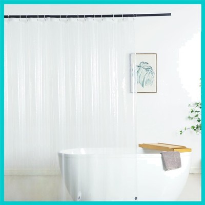 Versatile 84x72 Inch Shower Liner - Clear PEVA, Ideal for Indoor & Partition Use