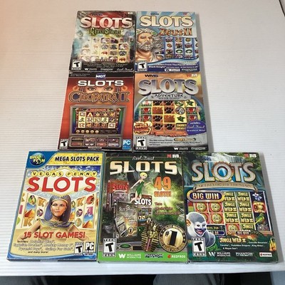 PC DVD ROM Slot Games 7 Lot New Sealed 