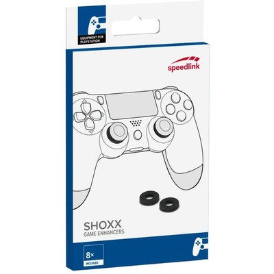 8 Aufsatz Thumb-Sticks Aim Ziel-Hilfe Präzision Ring für Sony PS4 PS5 Controller