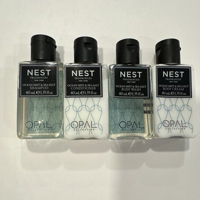 NEST Fragrances Opal Ocean Mist Sea Salt Shampoo & Conditioner Travel 40mL
