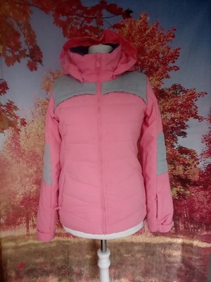 ROXY 18k Dryflight Tech Pink Ski Schnee Jacke. UK Damen Gr. 14, Gr. XL